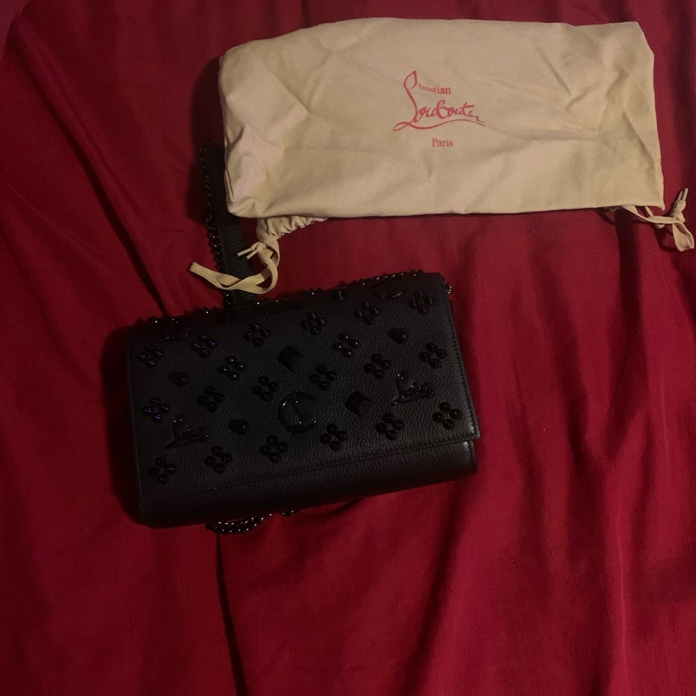 Black clutch purse